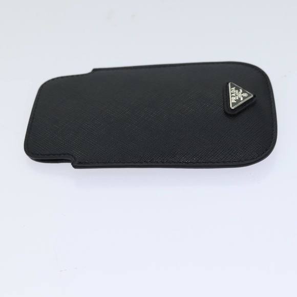 PRADA Safiano leather iPhone Case Black 2ARD62 Auth ac2881 - Picture 4 of 16